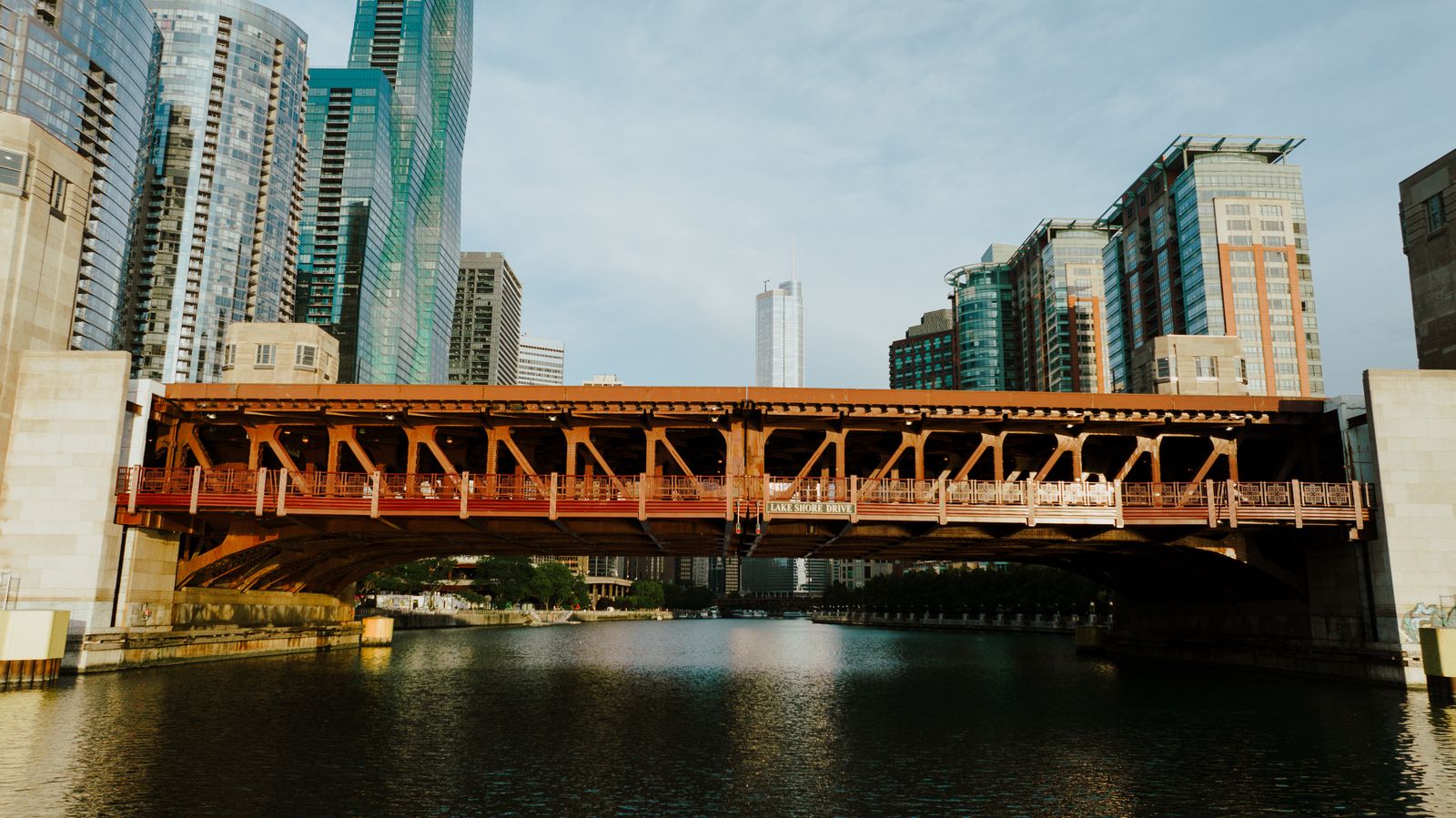 The Wells Street Bridge over the Chicago River